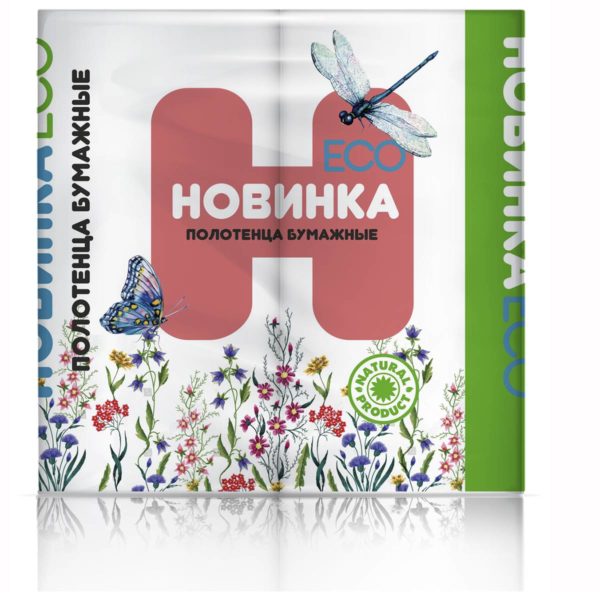 Пенза — Бумажные полотенца  «Новинка» белые оптом.